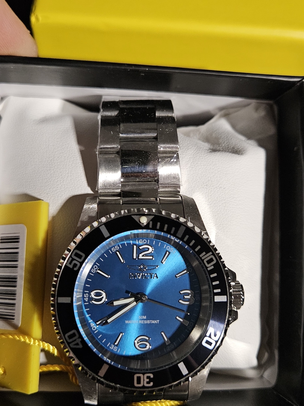 Invicta Stainless Steel Dive Watch - Blue Dial - Picture 6 of 10